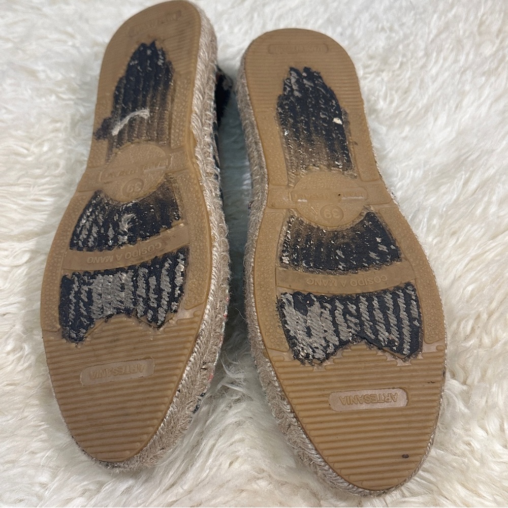 Isabel Marant Etoile Cana Paisley-Print Espadrille Flat EUC Size 39 - Picture 10 of 10